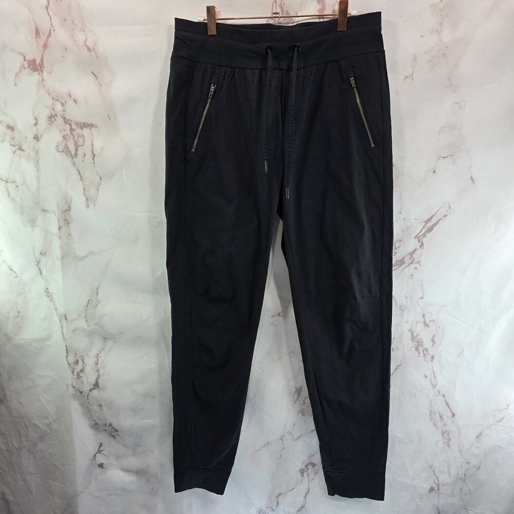 Athleta Pants Womens 8 T Tall Trekkie North Black Jogger Crop Drawstring Zip